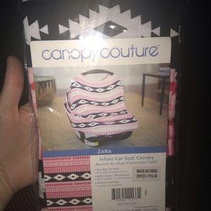 Car seat canopy for girls